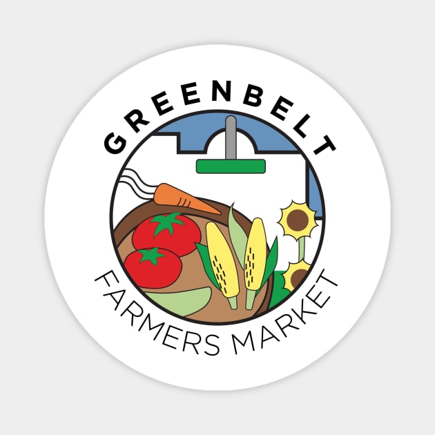 Greenbelt Farmers Market Circle Logo Magnet by Greenbelt Farmers Market